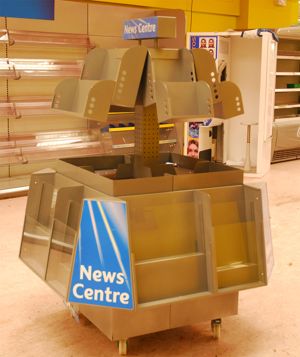 Newspaper Island Stand